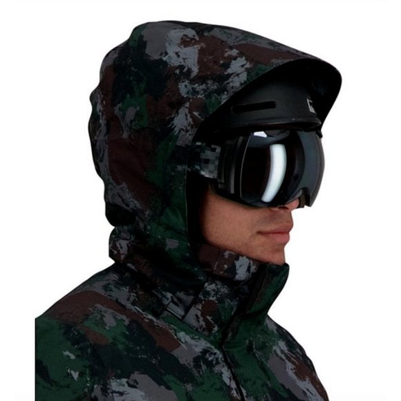 NWT Obermeyer Density Camouflage/Color Block HydroBlock Sport Ripstop-Weave Coat - Picture 4 of 11